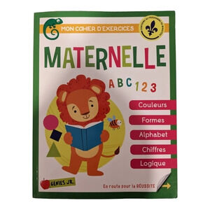 French Edition Kindergarten Preparation  Workbook NWT